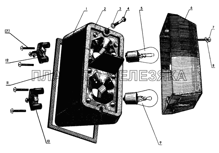 Задние фонари МТЗ-80