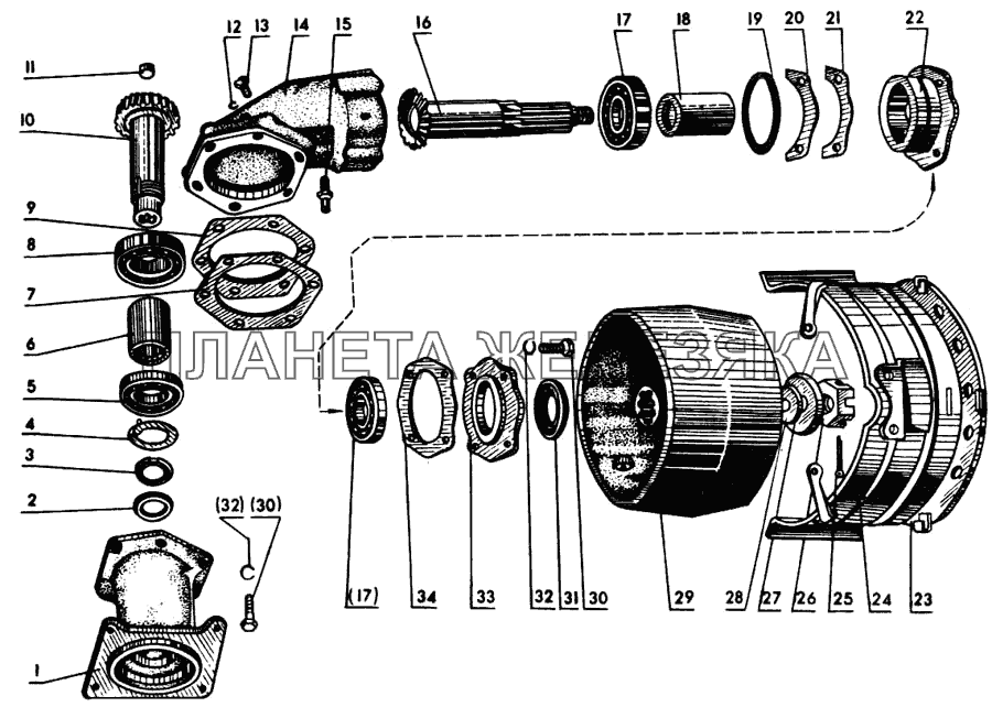 Приводной шкив МТЗ-80