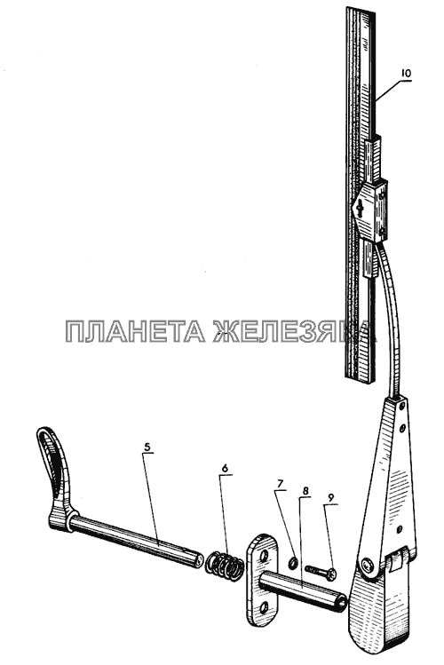 Ручной стеклоочиститель МТЗ-80