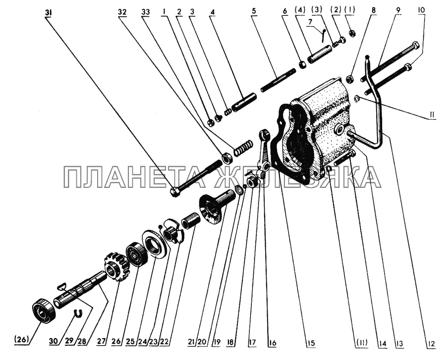 Регулятор пускового двигателя МТЗ-80