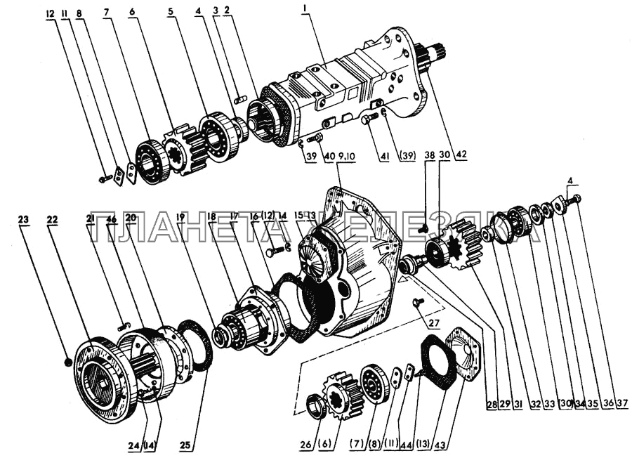 Бортовой редуктор. Колеса передние и задние (МТЗ-82Р) МТЗ-80