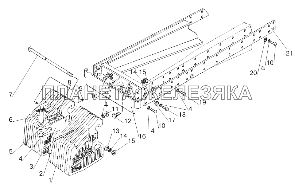 Балласт (грузы по 45 кг) Беларус-800/900