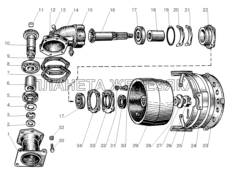 Шкив приводной Беларус-800/900