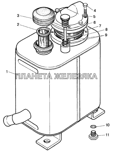 Маслобак МТЗ-821/921