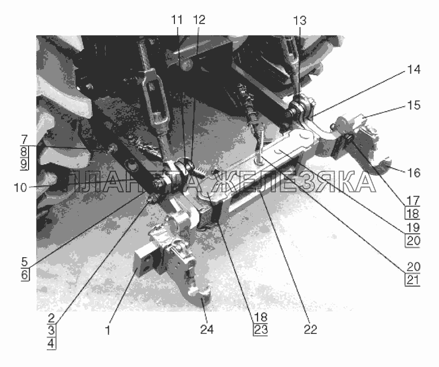 Механизм задней навески МТЗ-821/921 Механизм задней навески МТЗ-821/921