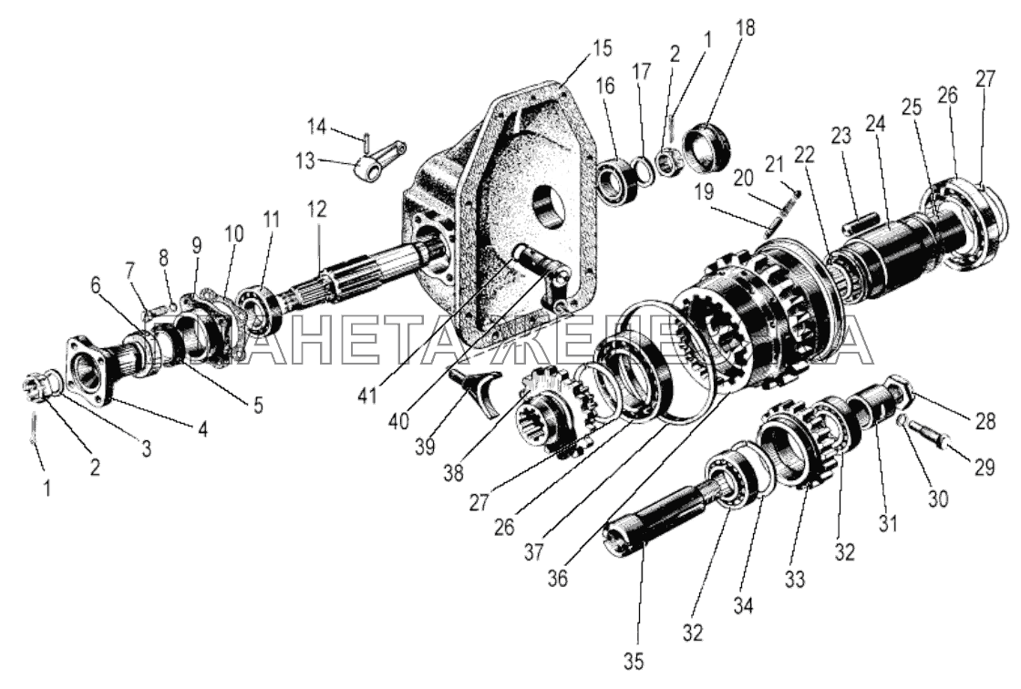 Раздаточная коробка Беларус-892