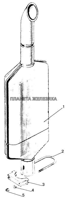 Глушитель Беларус-892 Глушитель Беларус-892