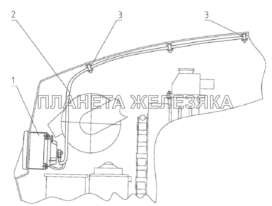 Установка фар дорожных Беларус-892 Установка фар дорожных Беларус-892