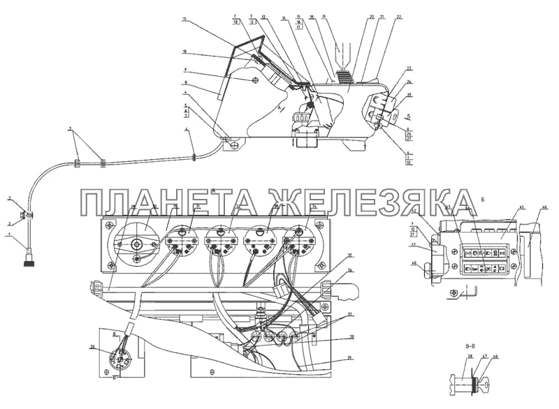 Щиток приборов МТЗ-90/92