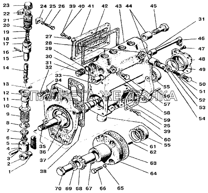 Насос топливный высокого давления МТЗ-900