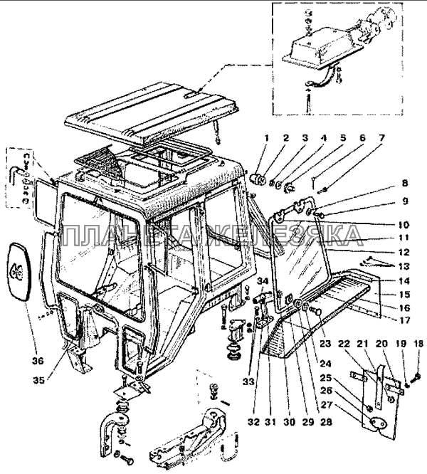 Кабина МТЗ-900