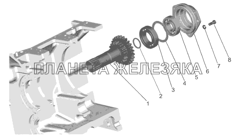 Корпус сцепления. Привод ВОМ МТЗ-920.4/952.4