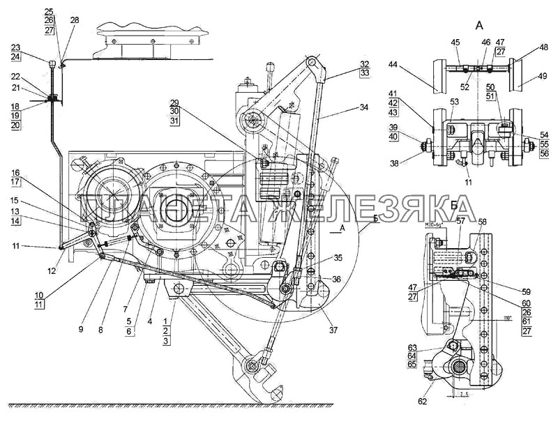 Крюк прицепной К1220-2807010-А МТЗ-920.4/952.4