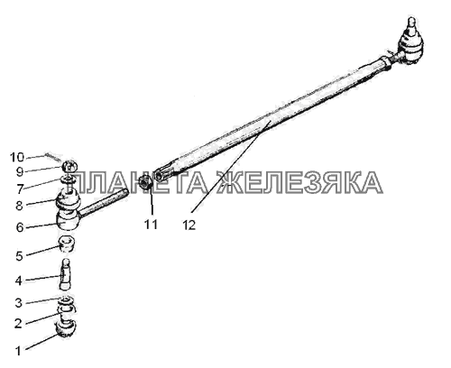 Тяга рулевая МТЗ-920.4/952.4 Тяга рулевая МТЗ-920.4/952.4