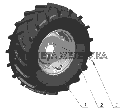 Колеса передние ведущие МТЗ-920.4/952.4