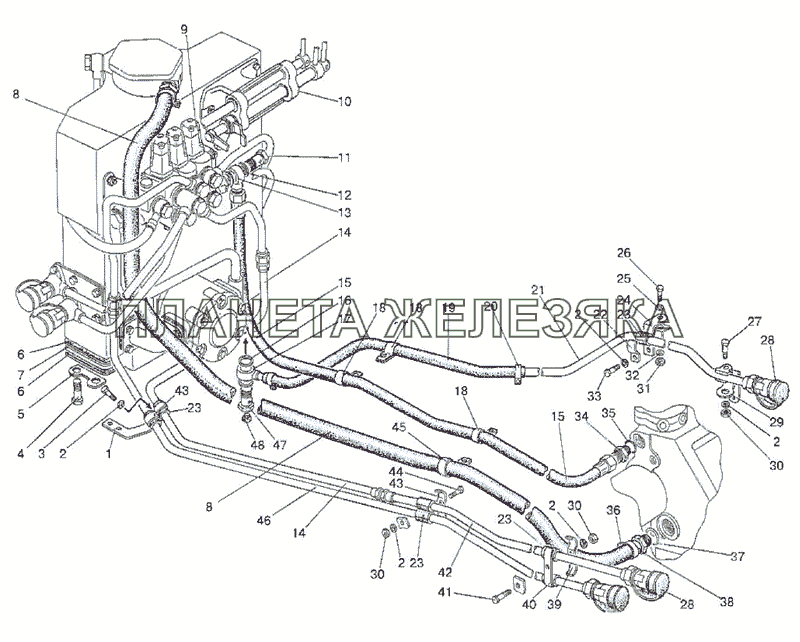 Гидроагрегаты и арматура МТЗ-920.4/952.4