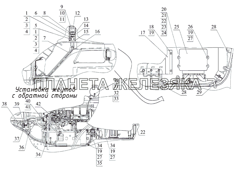 Управление двигателем «DEUTZ» МТЗ-920.4/952.4