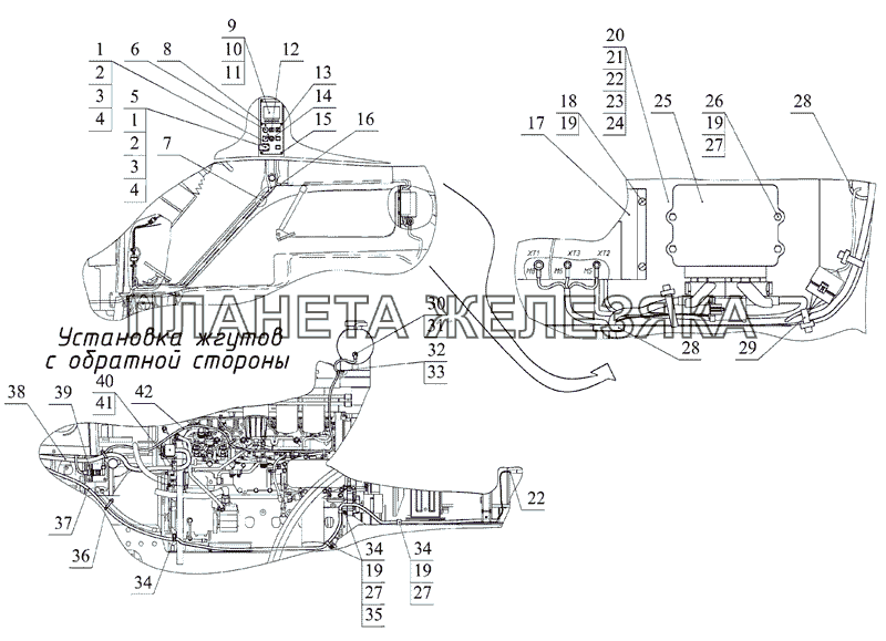 Управление двигателем «DEUTZ» МТЗ-920.4/952.4 Управление двигателем «DEUTZ» МТЗ-920.4/952.4