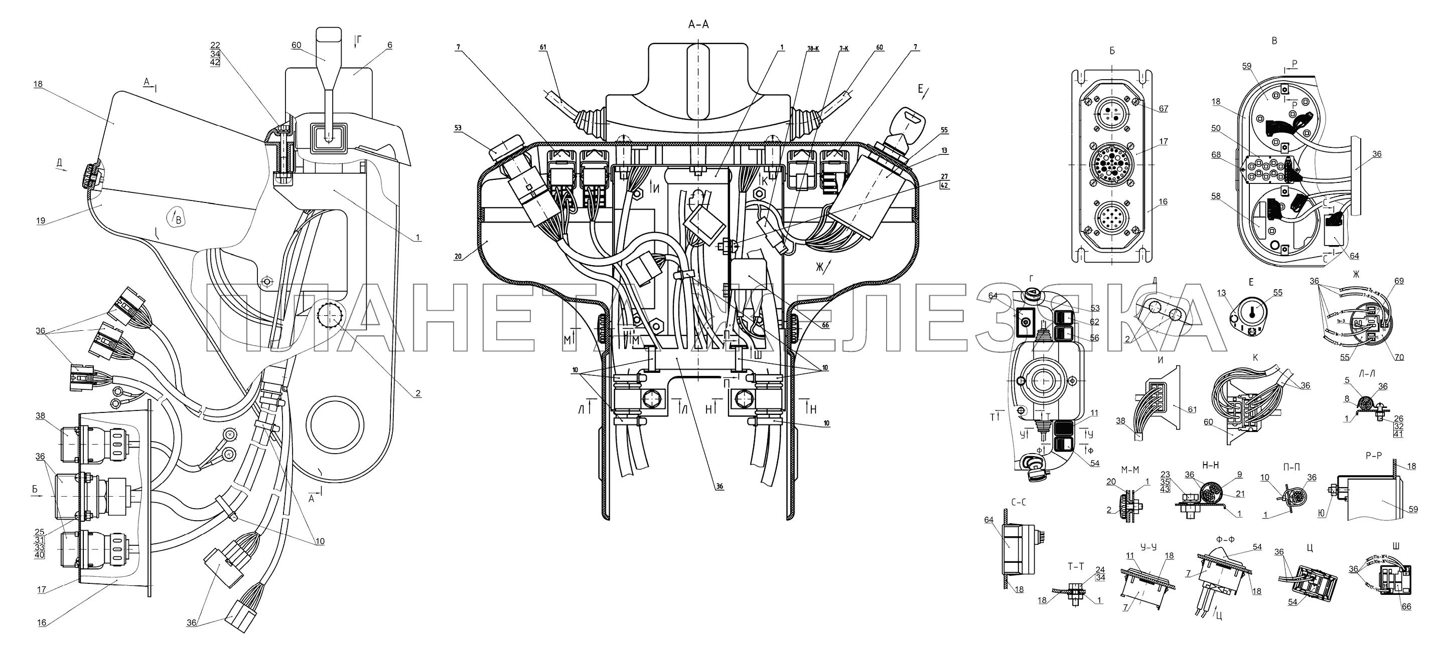 Щиток приборов 925М-3805110/-01 Беларус-923.4