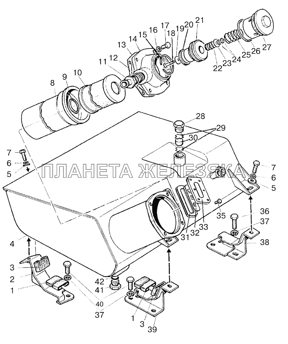 Бак масляный Беларус-923.4