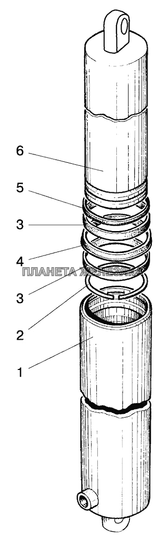 Цилиндр гидроподъемника Беларус-923.4