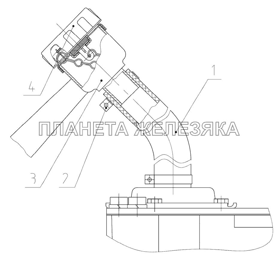 Установка горловины заливной Беларус-923.4