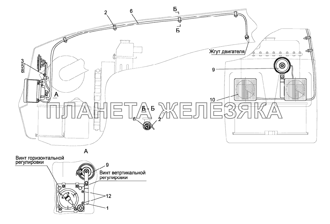 Установка фар дорожных Беларус-923.5