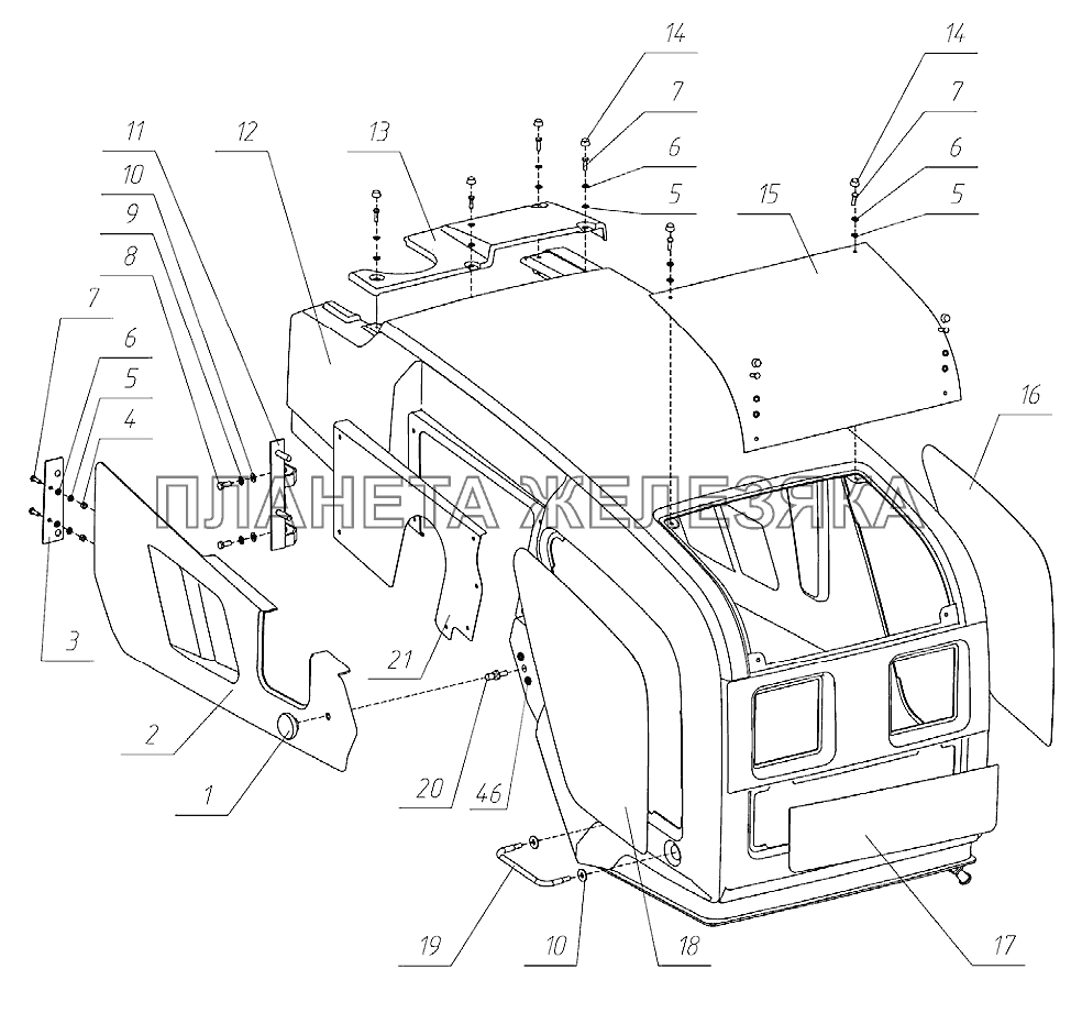 Облицовка Беларус-92П