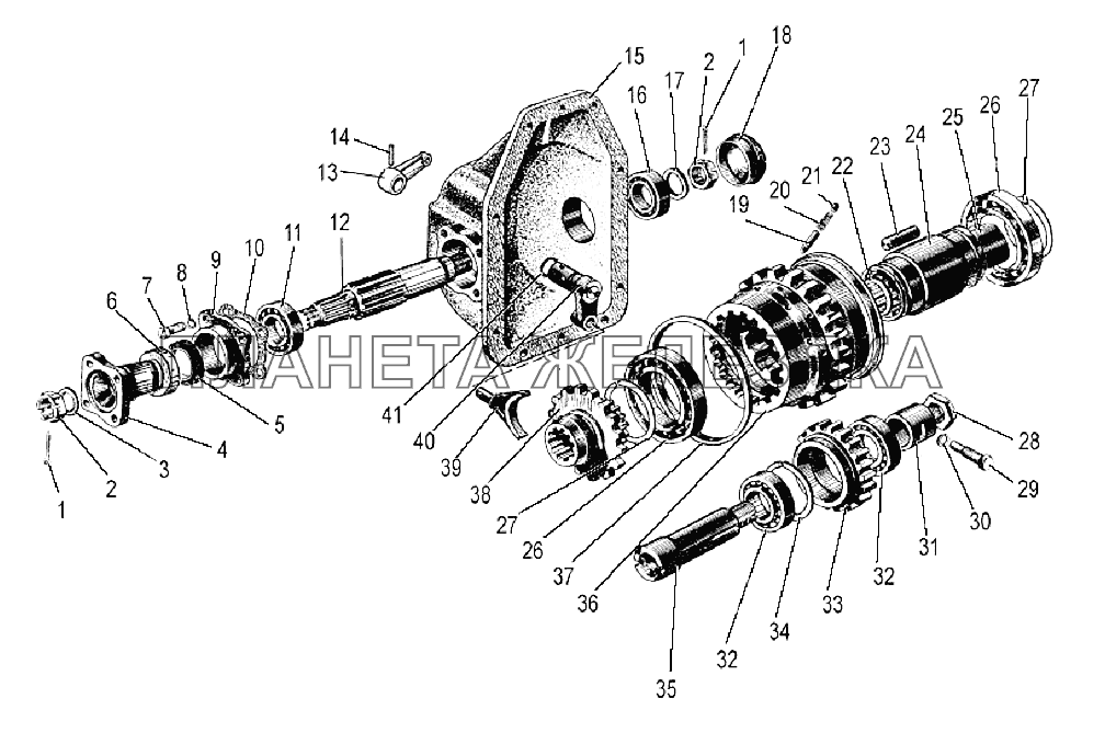 Раздаточная коробка Беларус-92П