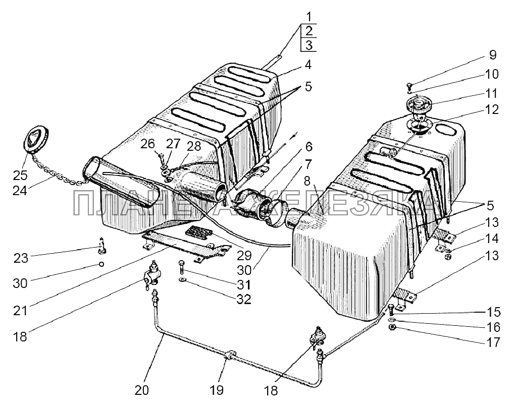 Баки топливные Беларус-92П