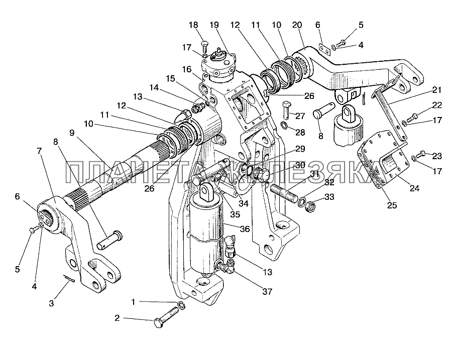 Гидроподъемник Беларус-92П