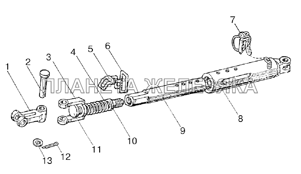 Стяжка телескопическая Беларус-92П