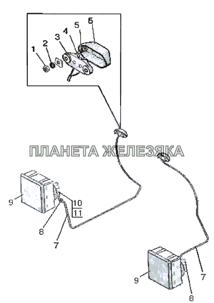 Установка фар дорожных МТЗ-900/920/950/952