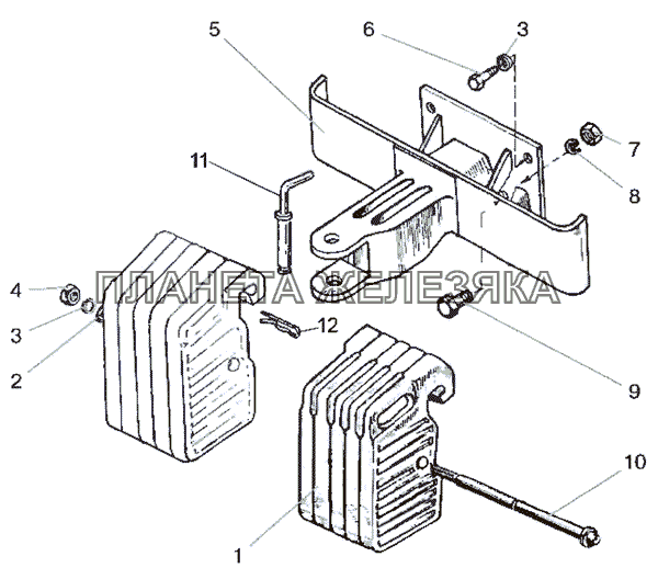 Балласт передний МТЗ-900/920/950/952
