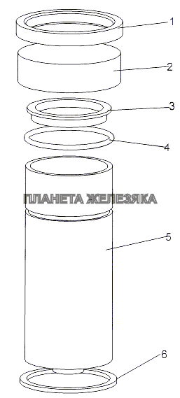 Бачок 6923-1602250 МЗКТ-65151 