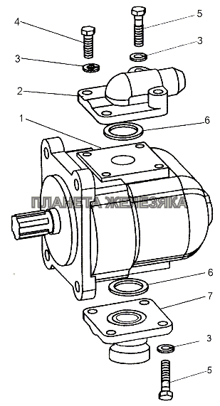 Насос 6923-3407010-20 МЗКТ-65151 