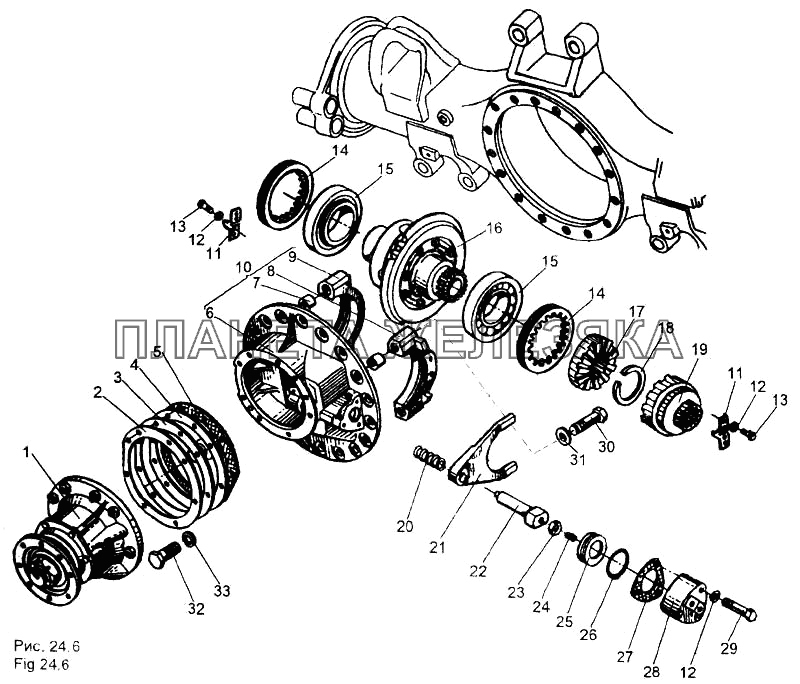 Редуктор МЗКТ-65158