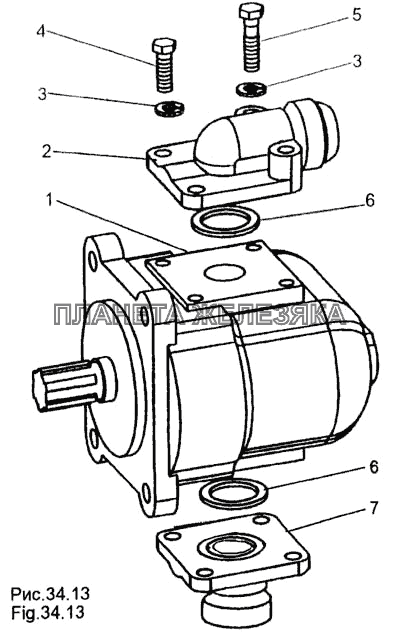 Насос 6923-3407010-20 МЗКТ-65158