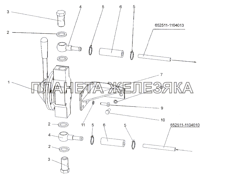 Установка подкачивающего насоса МЗКТ-652511