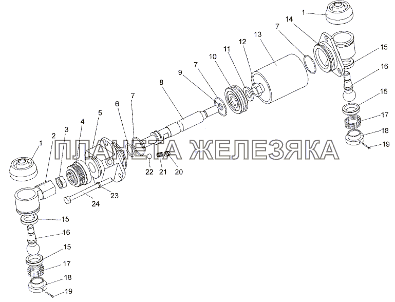 Цилиндр 692374-1703610 МЗКТ-652511