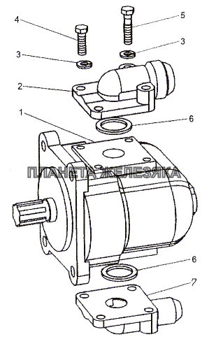 Hacoc 652511-3431010 МЗКТ-652511