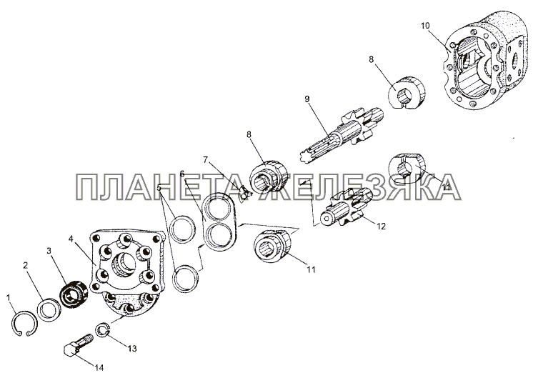 Hacoc 69237-3407310 МЗКТ-652511 Hacoc 69237-3407310 МЗКТ-652511