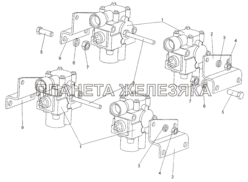 Установка модуляторов МЗКТ-652511