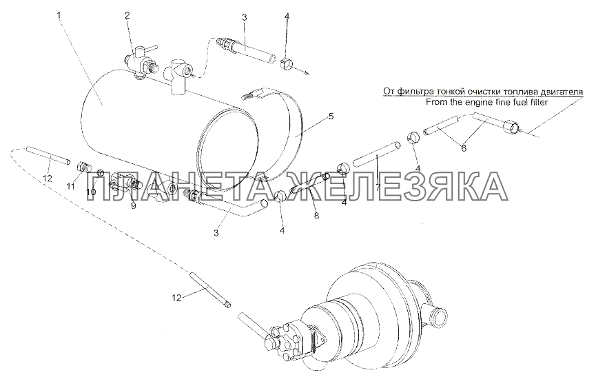 Агрегаты топливопитания подогревателя МЗКТ-6527