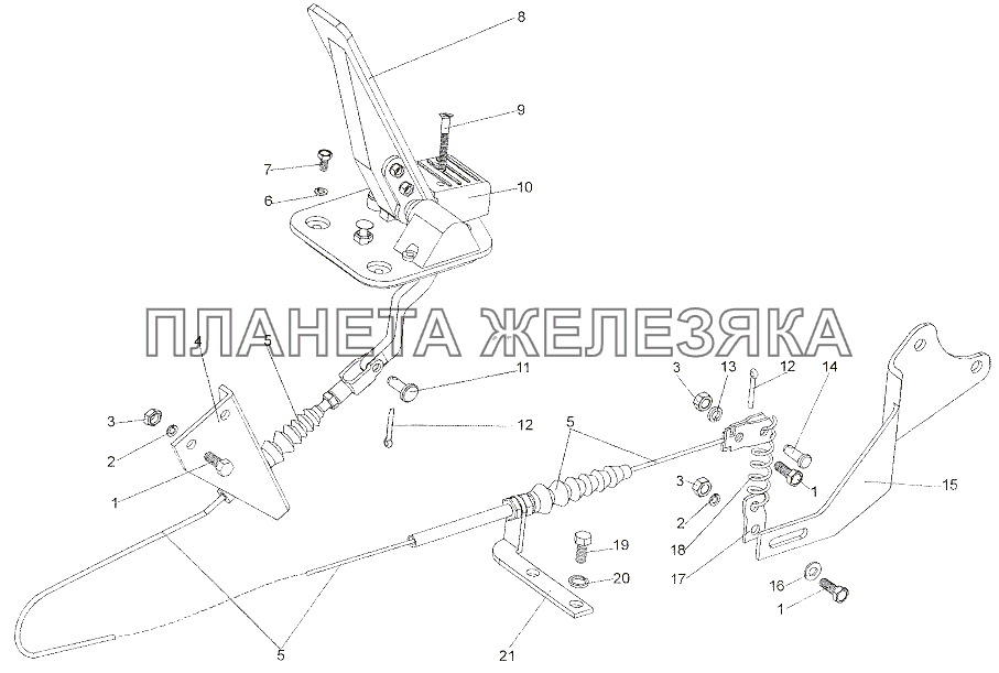 Привод управления двигателем МЗКТ-79011