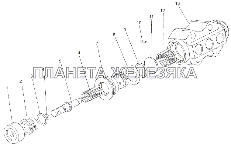 Распределитель 652511-1703640 МЗКТ-7401