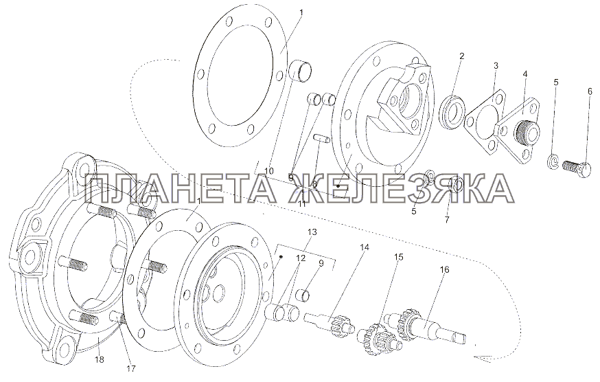 Приводы спидометра 74171-3841010, 742952-3841010-10 МЗКТ-7402