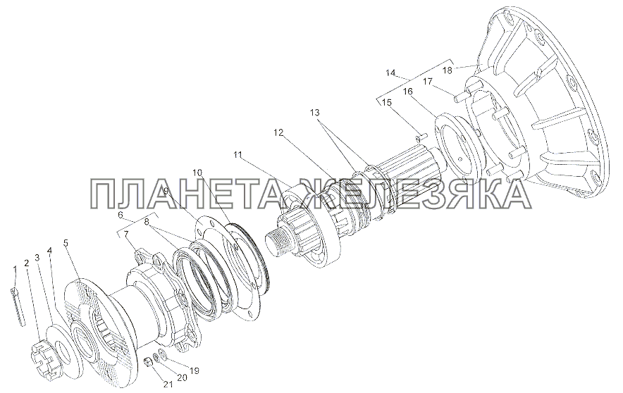 Крышка 6527-1802190 МЗКТ-7401