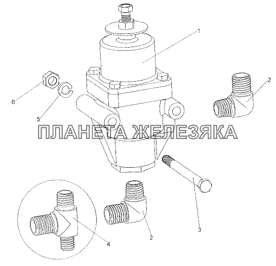 Установка клапана-ограничителя МЗКТ-6527