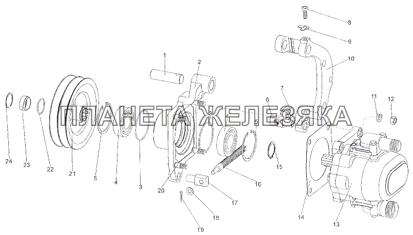 Hacoc 65271-3407008 МЗКТ-6527